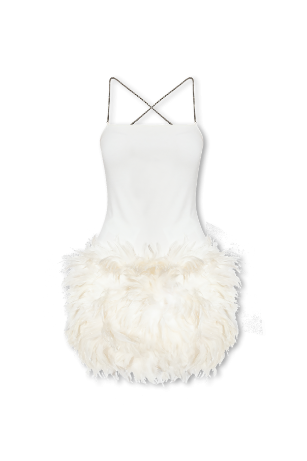 ワンピースその他 THE ATTICO Women Dresses 250WCA00418VVV092AA 001 WHITE 250WCW00202PLL001RA_100_8.jpg?